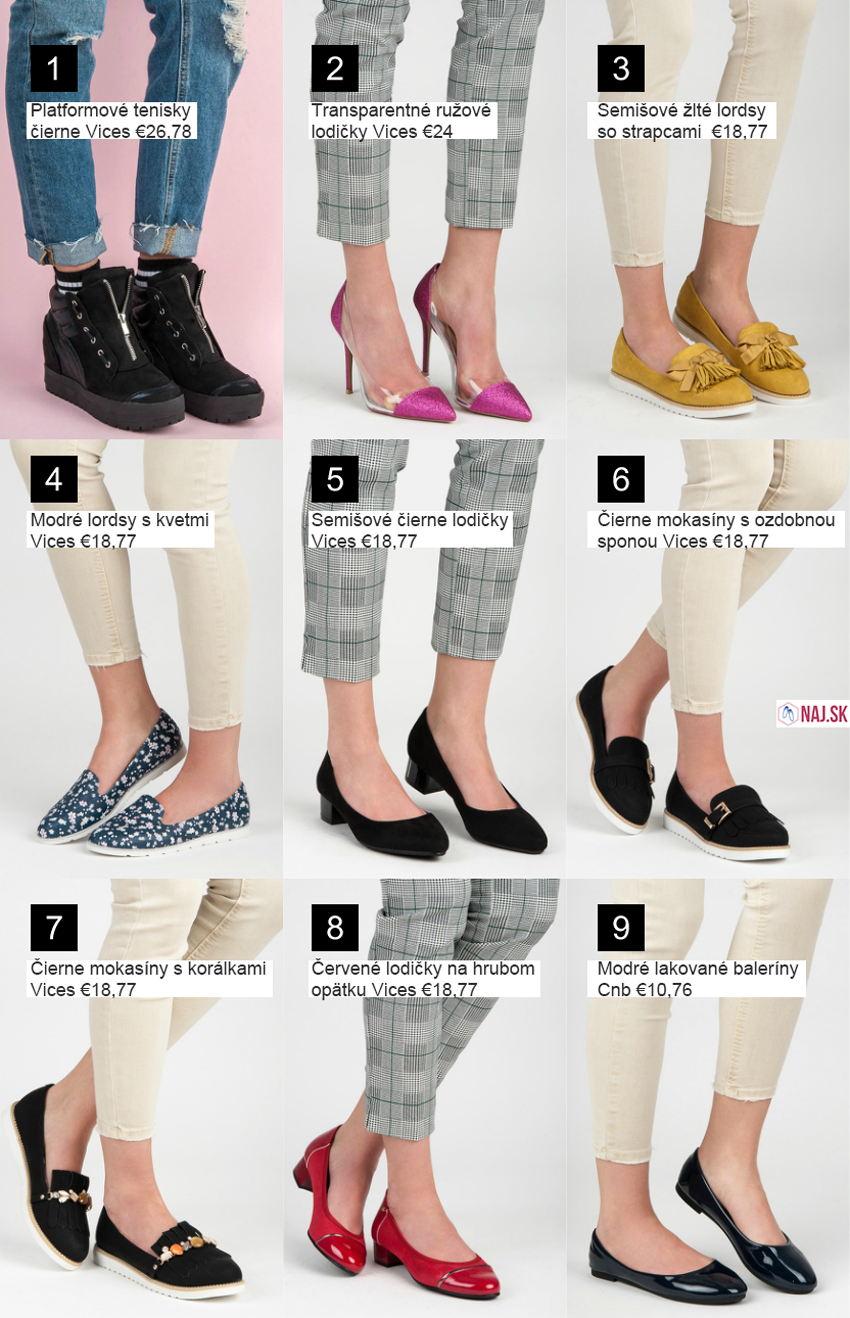 Nové topánky z jarnej kolekcie obuvi 2018